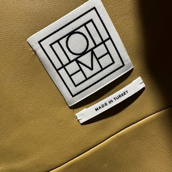 New Toteme Oversized Leather Trench Jacket Size 32 - Picture 7 of 11